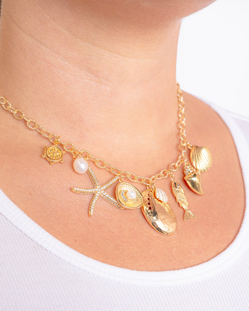 West Coast, Best Coast Charm Necklace – Parker J Jewelry