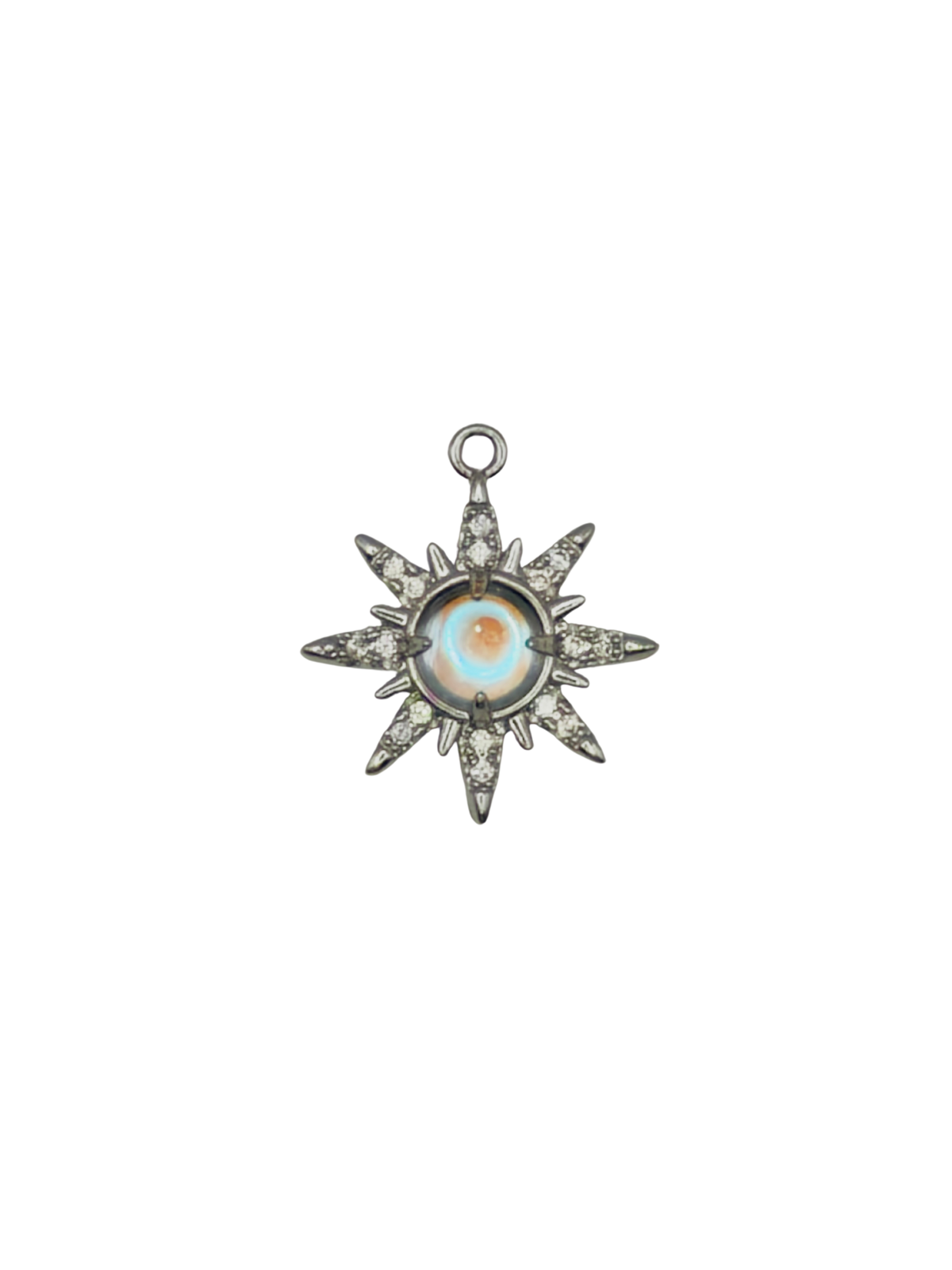 Opal North Star Charm
