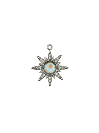 Opal North Star Charm