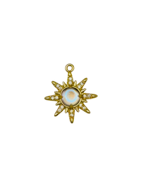 Opal North Star Charm