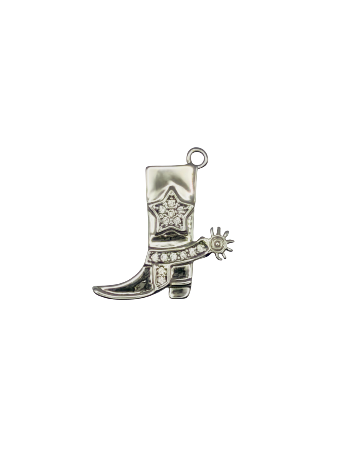 CZ Cowboy Boot + Spur Charm