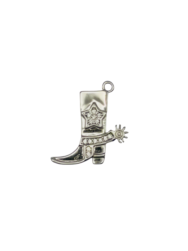 CZ Cowboy Boot + Spur Charm