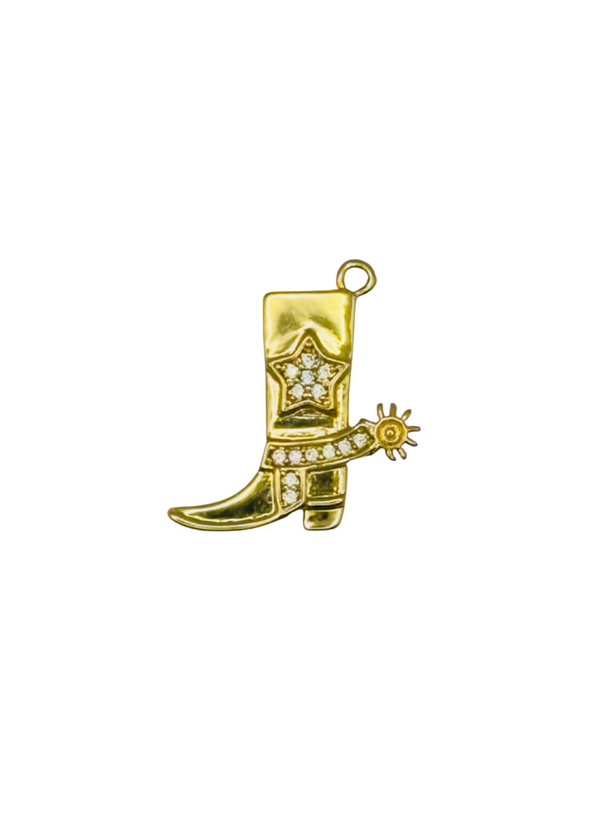 CZ Cowboy Boot + Spur Charm