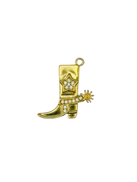 CZ Cowboy Boot + Spur Charm