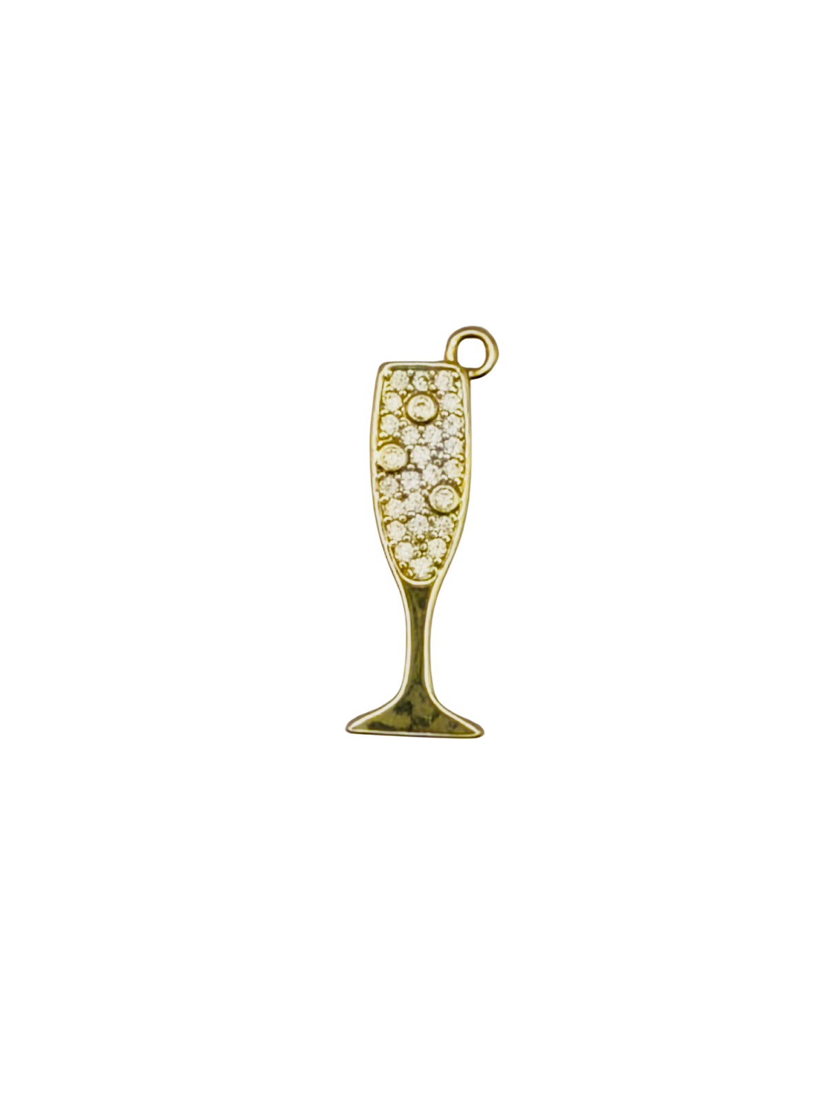CZ Champgane Flute Charm