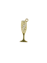 CZ Champgane Flute Charm