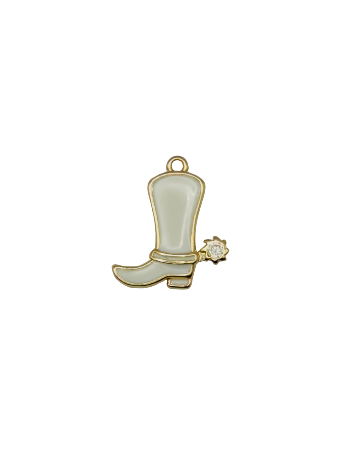 Enamel Cowboy Boot Charm