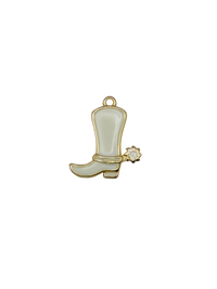 Enamel Cowboy Boot Charm