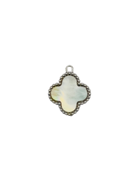 Mother of Pearl Clover Charm