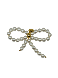 Pearl Bow Charm