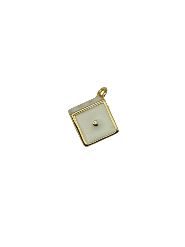 Enamel Dice Charm
