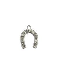 CZ Horseshoe Charm