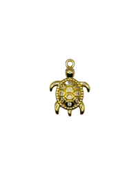 CZ Turtle Charm