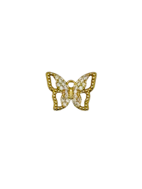 CZ Butterfly Charm