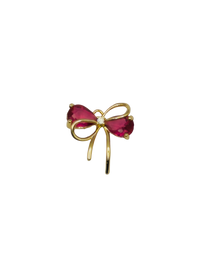 CZ Bow Charm