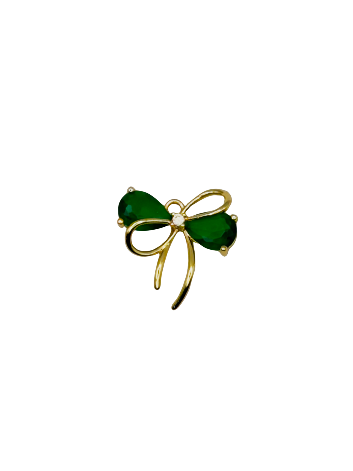 CZ Bow Charm