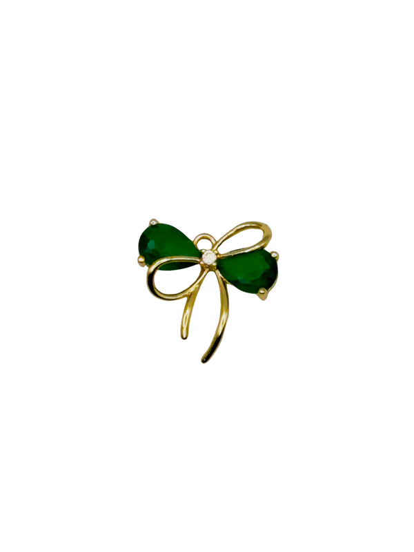 CZ Bow Charm