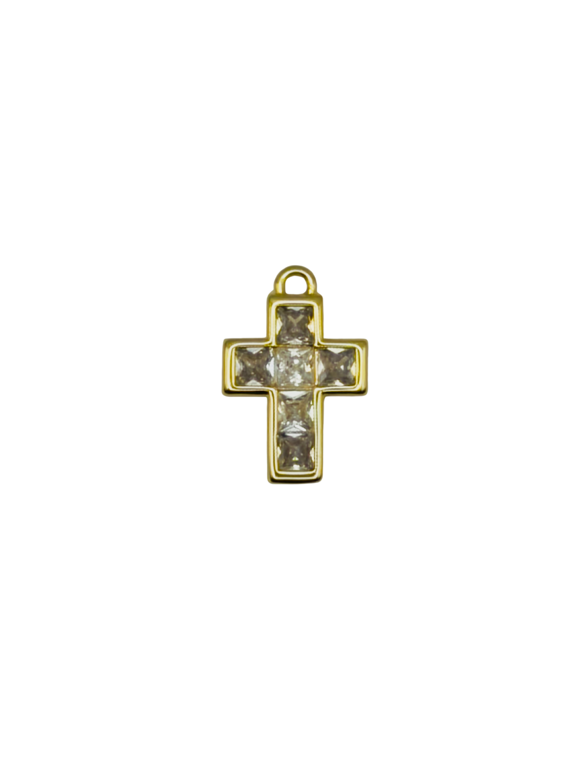 Square CZ Cross