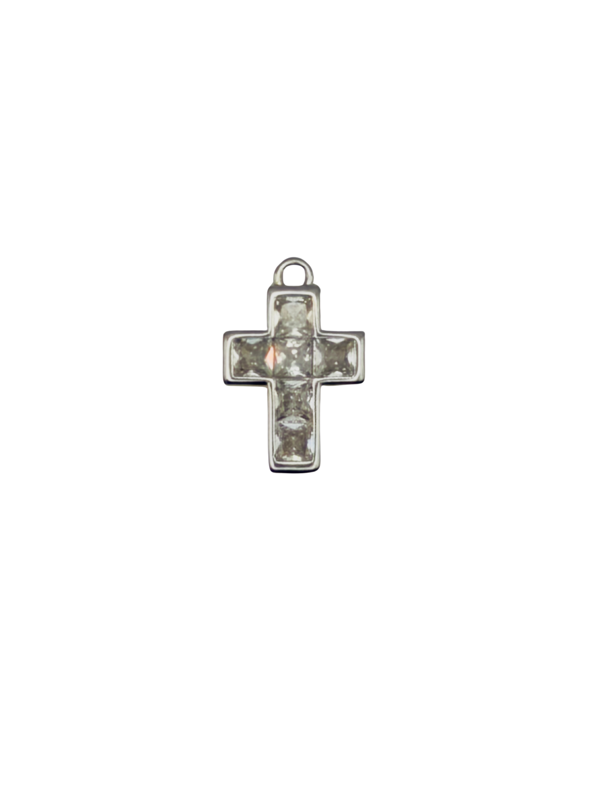 Square CZ Cross