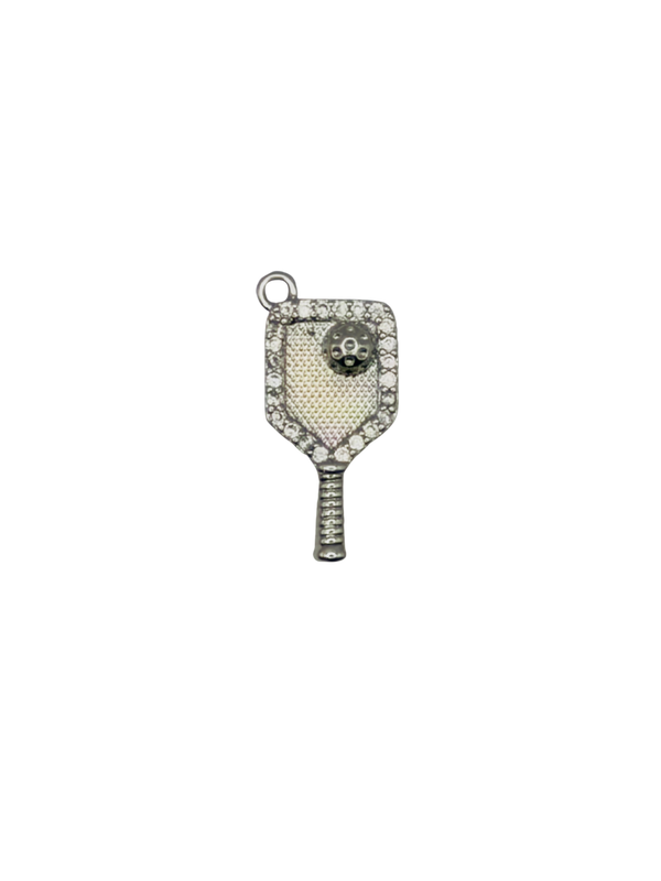 CZ Pickleball Racket Charm