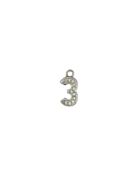 CZ Numbers Charm Pack