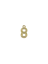 CZ Numbers Charm Pack