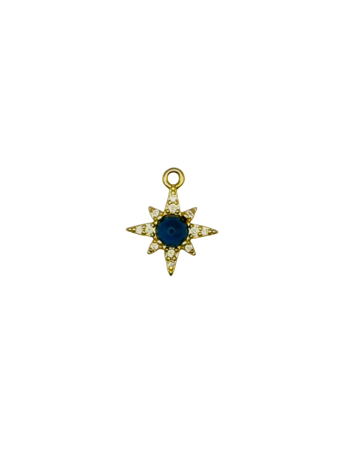 Blue Enamel North Star Charm