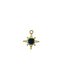 Blue Enamel North Star Charm