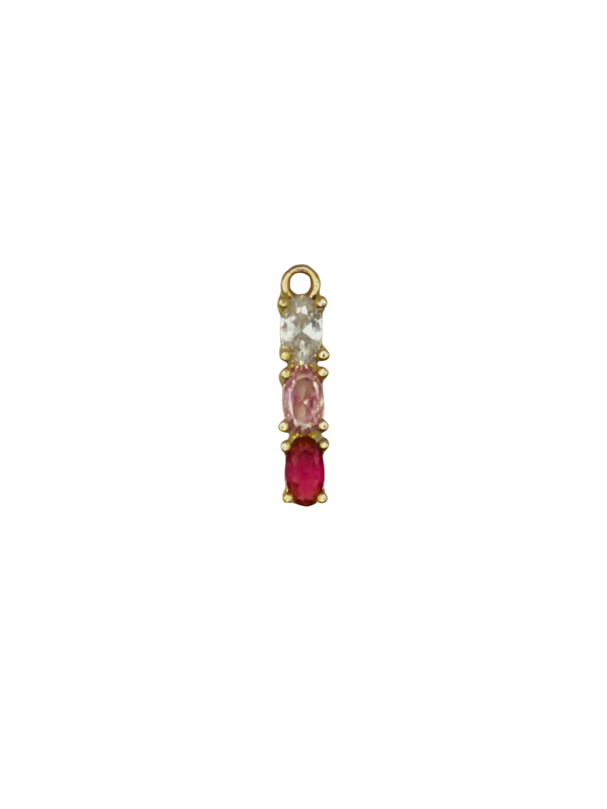 Gold 3 Drop Gemstone
