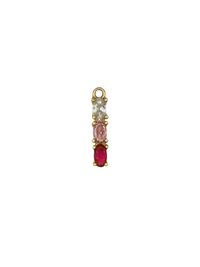 Gold 3 Drop Gemstone