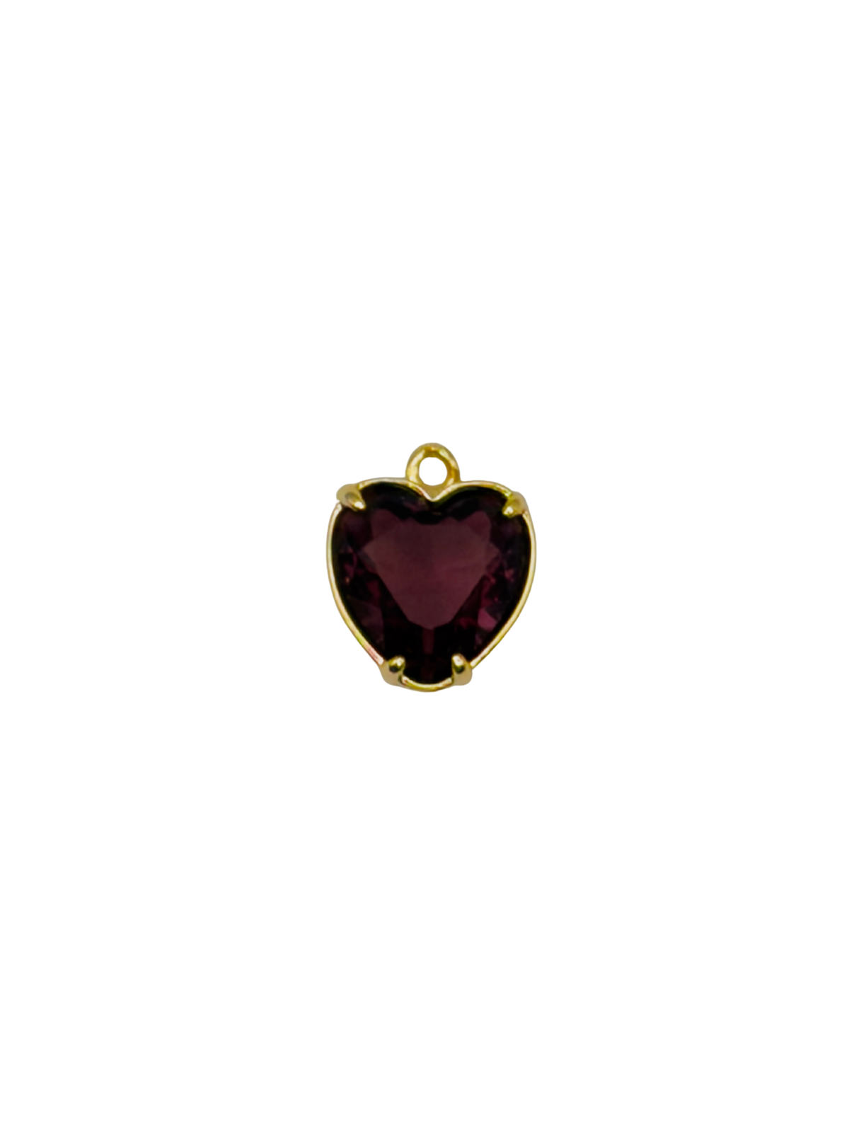 Gold Heart Gemstone