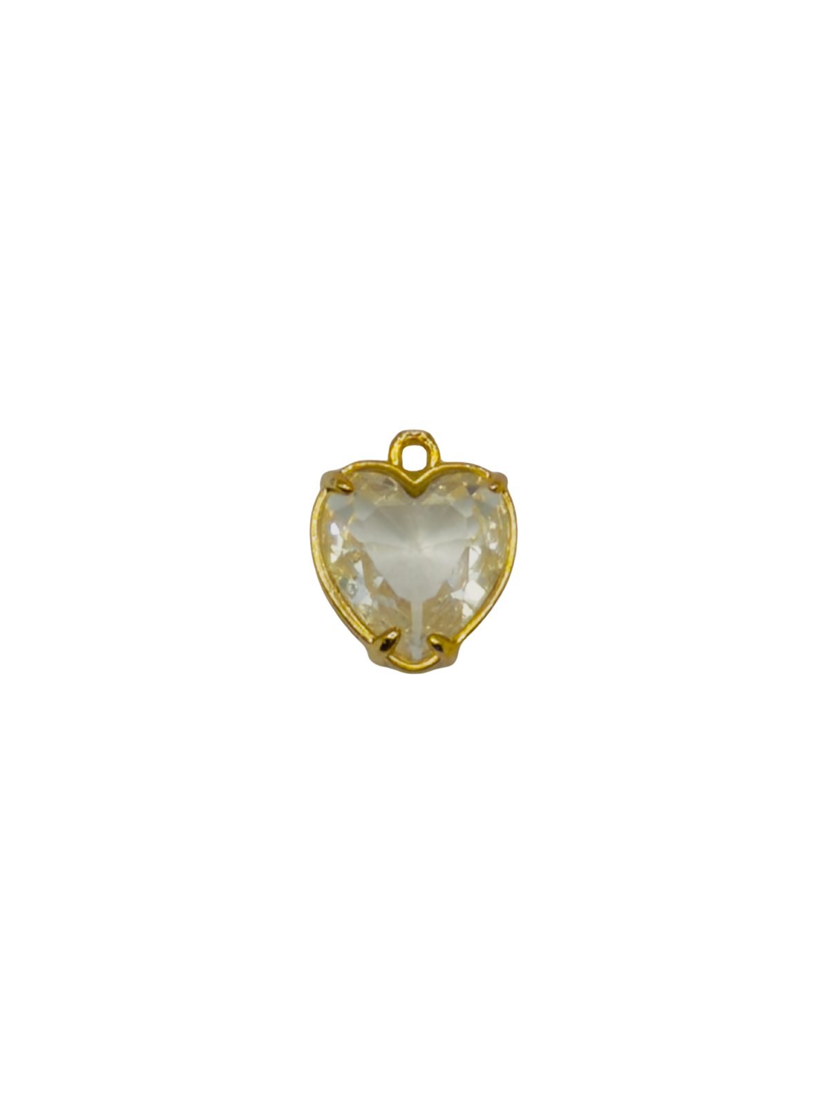 Gold Heart Gemstone