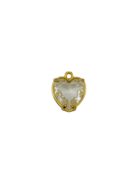 Gold Heart Gemstone