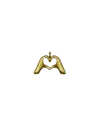 Heart Hands Charm