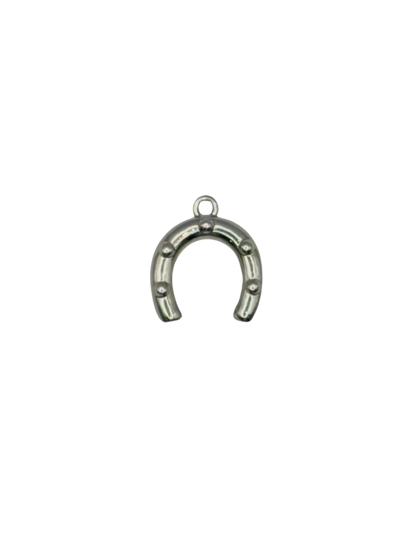 Studded Horeshoe Charm