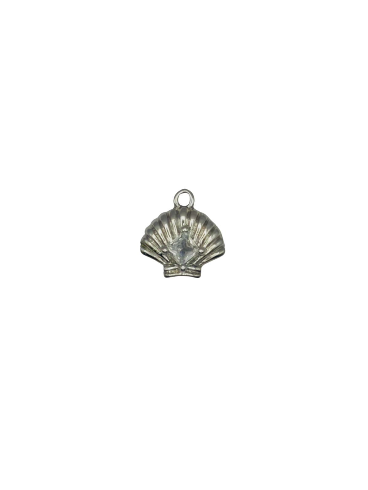 CZ Seashell Charm