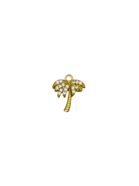 CZ Palm Tree Charm