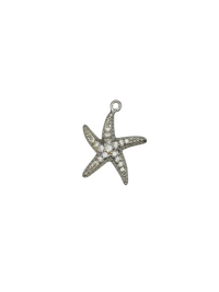 CZ Starfish Charm