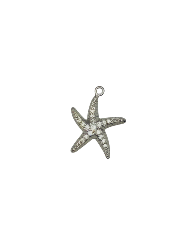 CZ Starfish Charm