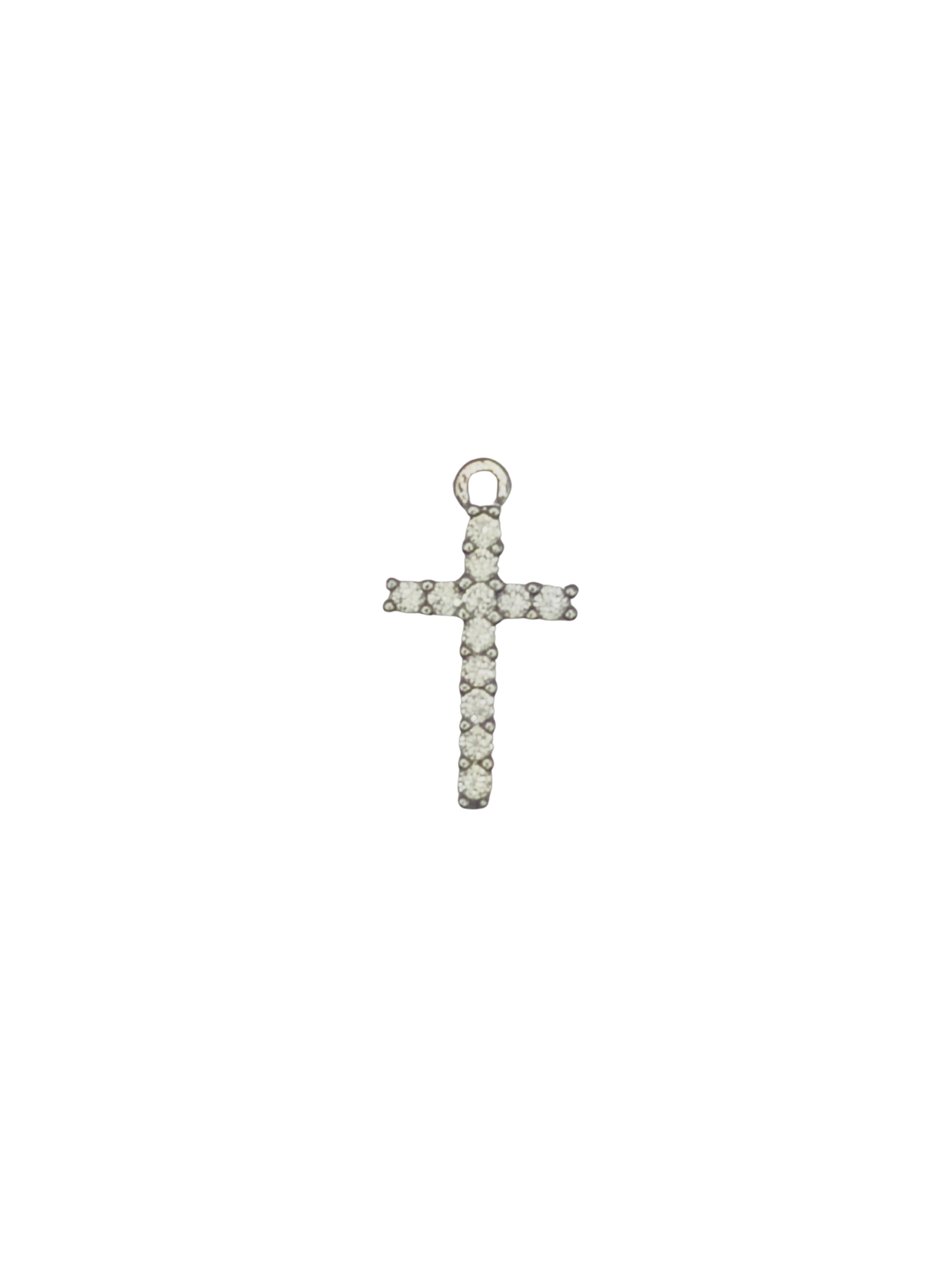 Mini CZ Cross Charm