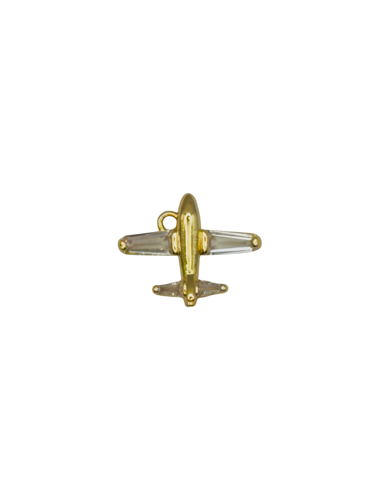 Airplane CZ Charm