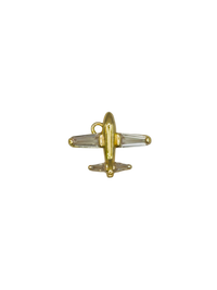Airplane CZ Charm