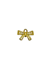 Mini CZ Bow Charm