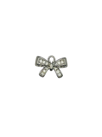 Mini CZ Bow Charm
