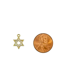 CZ Star of David Charm