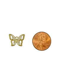 CZ Butterfly Charm