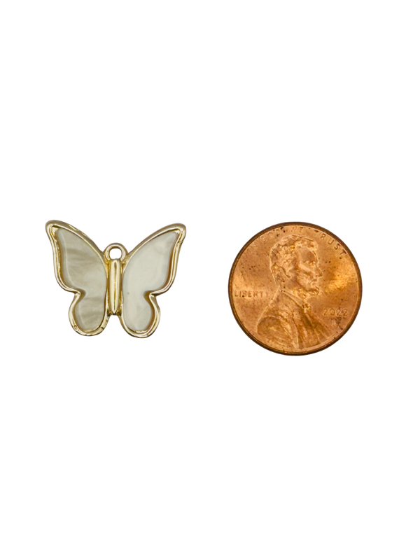 Mother of Pearl Butterfly Charm