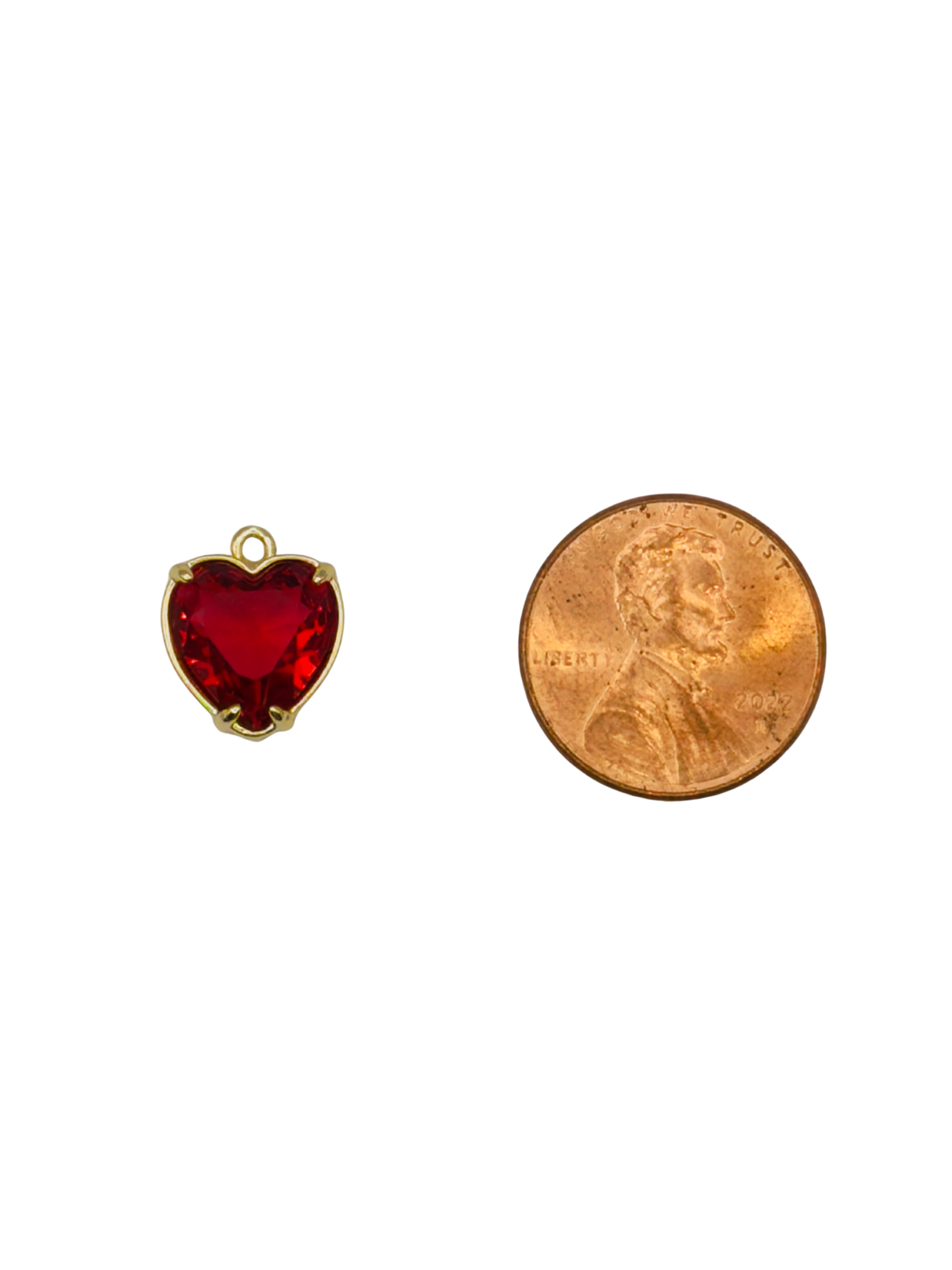 Gold Heart Gemstone