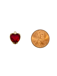 Gold Heart Gemstone