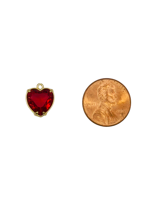 Gold Heart Gemstone